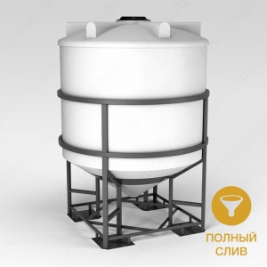Емкость ФМ 5000л в обрешетке в Клину