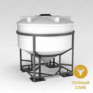 Емкость ФМ 3000л в обрешетке в Клину